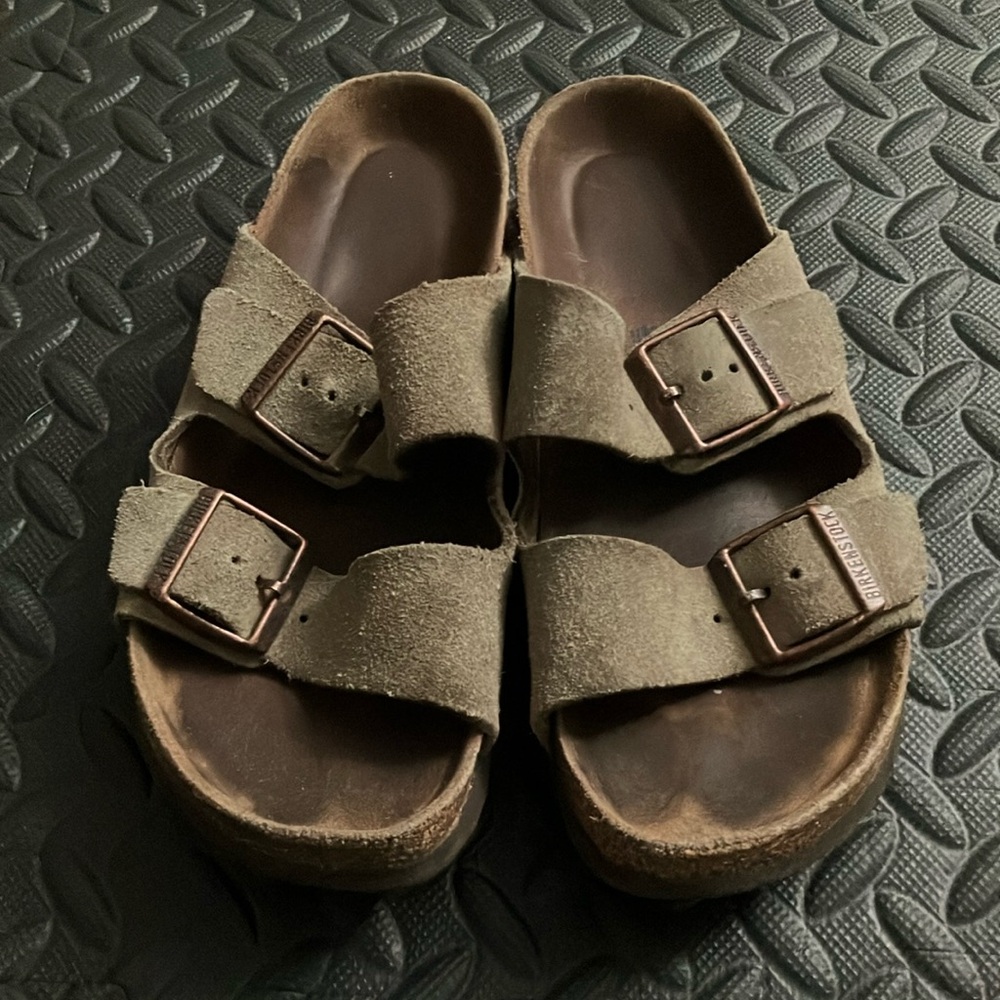Birkenstock Brown Suede Sandals